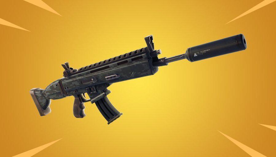 Weapons Fortnite - Suppressed Assault Rifle