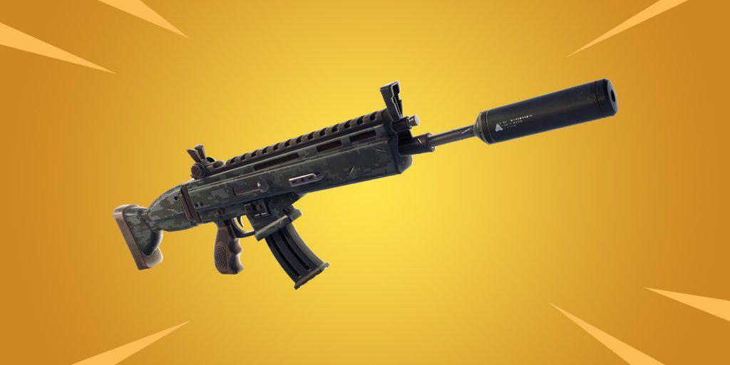 Weapons Fortnite - Suppressed Assault Rifle