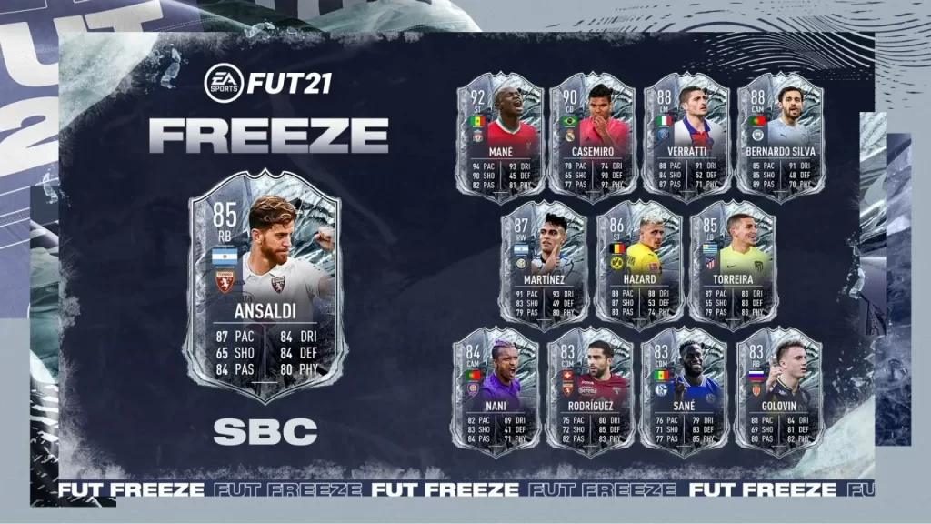 FUT 21 Freeze Cristian Ansaldi SBC Solution