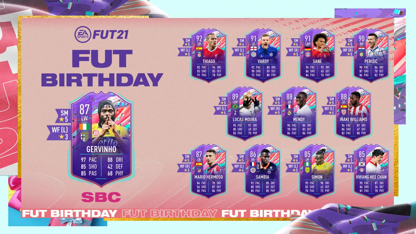 FUT Birthday Gervinho SBC solution