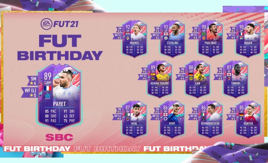 FUT Birthday Dimitri Payet SBC solution