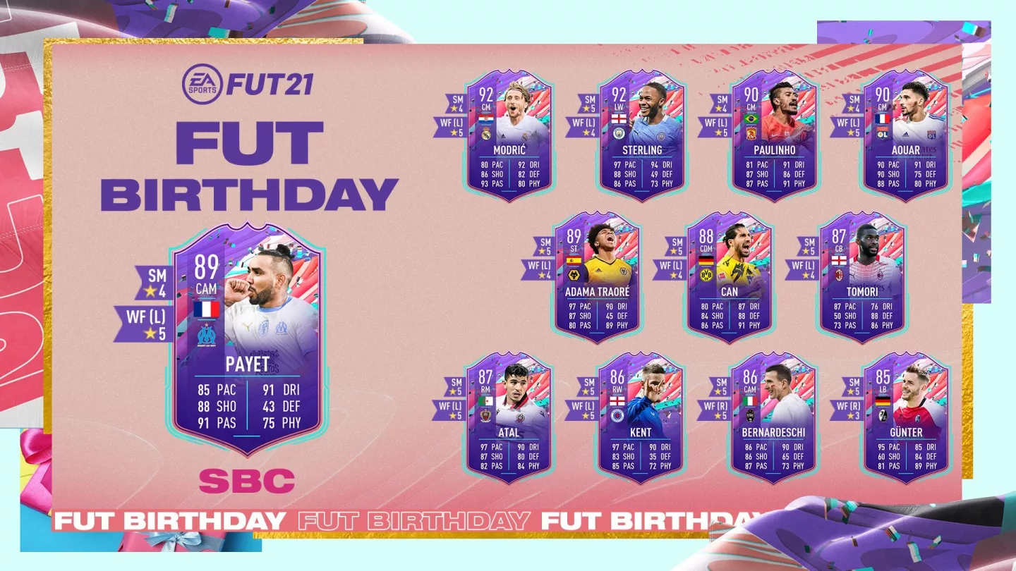 FUT Birthday Dimitri Payet SBC solution