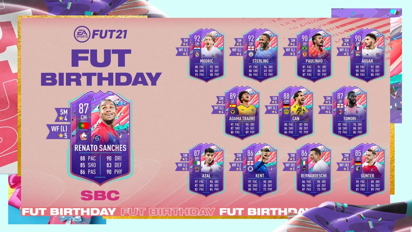 FUT Birthday Renato Sanches SBC solution