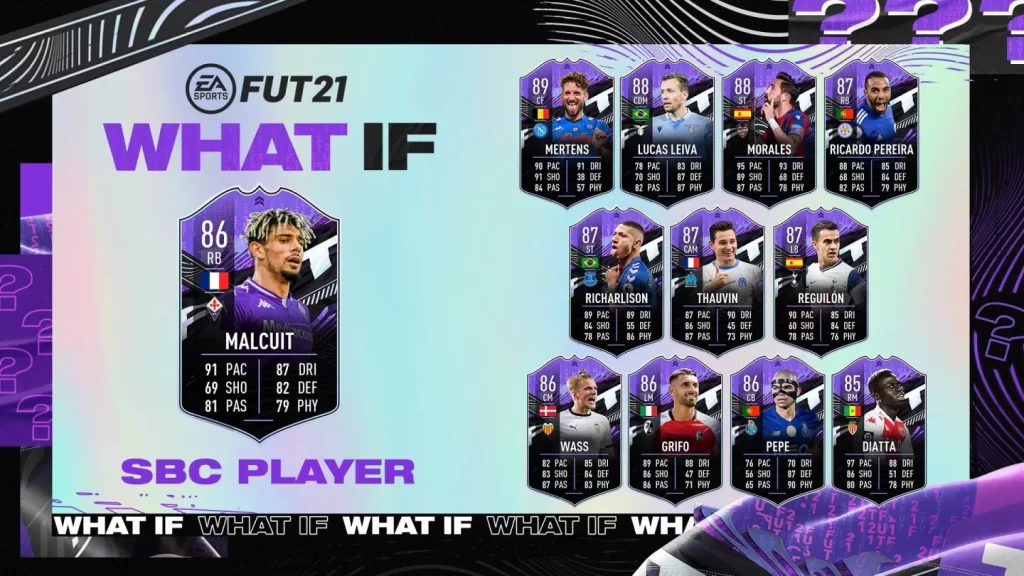 FUT What If Kévin Malcuit SBC Solution