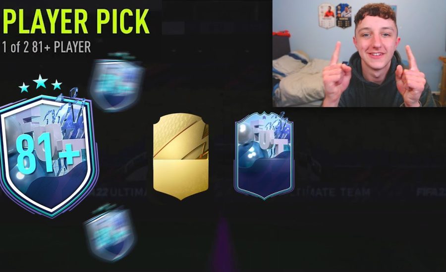 81+ Player Picks pulled me a FUT FANTASY CARD!!! | FIFA 22