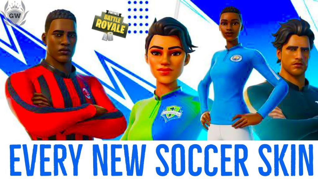 ALL NEW SOCCER SKINS IN FORTNITE! ALL NEW KICKOFF SET FOOTBALL SKINS! ALL FOOTBALL SKINS SHOWCASE!