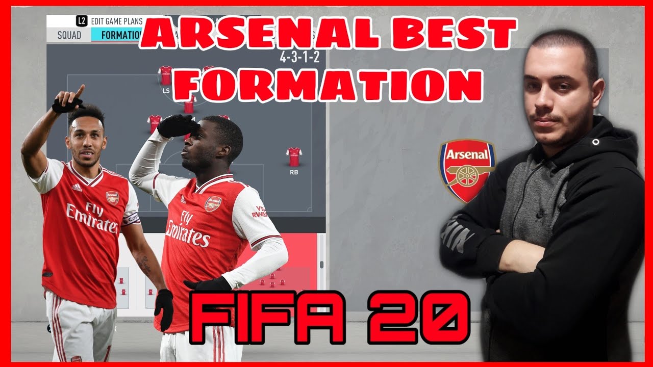 ARSENAL - BEST FORMATION, CUSTOM TACTICS & PLAYER INSTRUCTIONS! FIFA 20