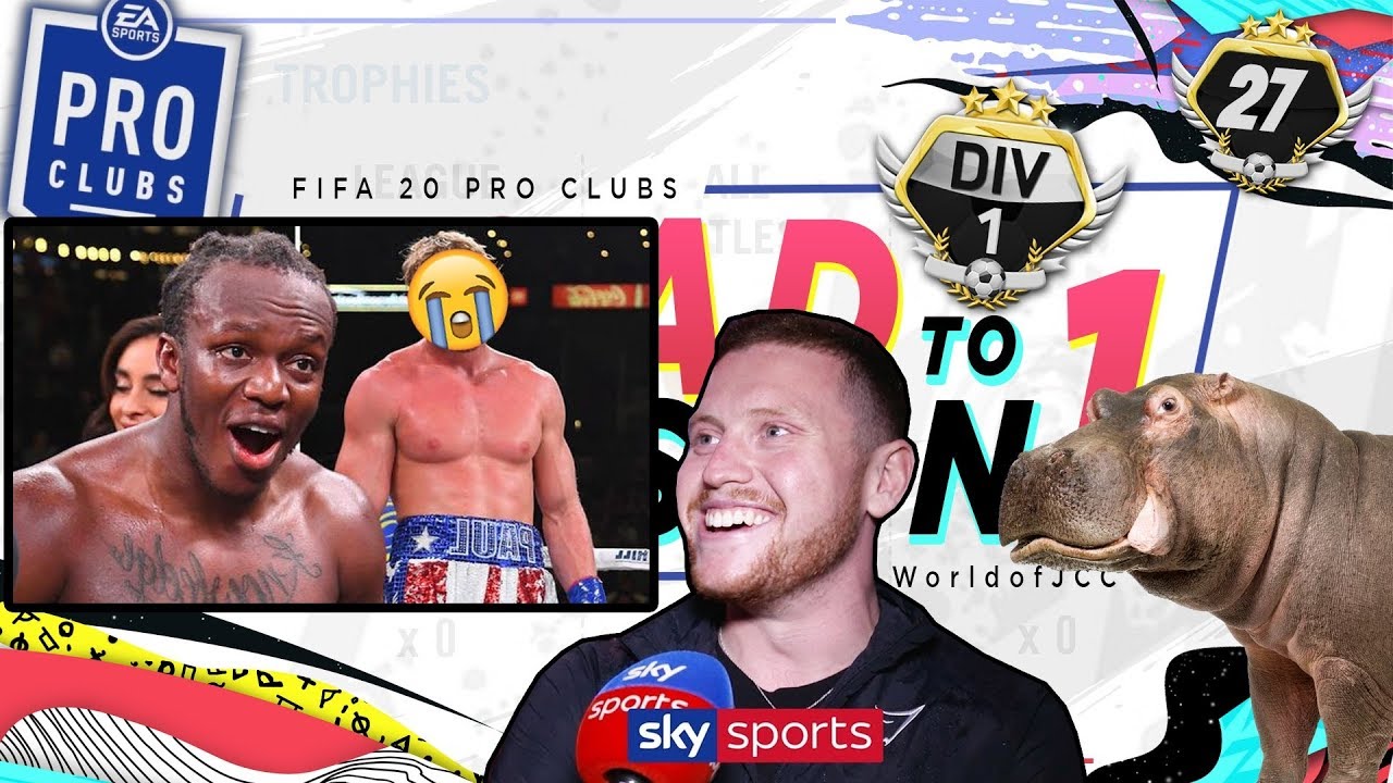 BEHZINGA talks KSI vs Logan Paul fight | FIFA 20 Pro Clubs Series | #27