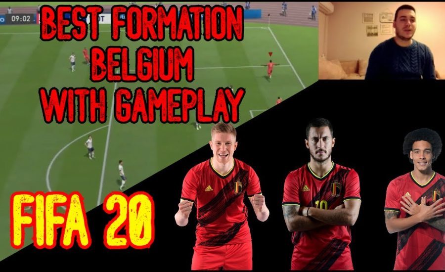 BELGIUM - BEST FORMATION, CUSTOM TACTICS & PLAYER INSTRUCTIONS! FIFA 20