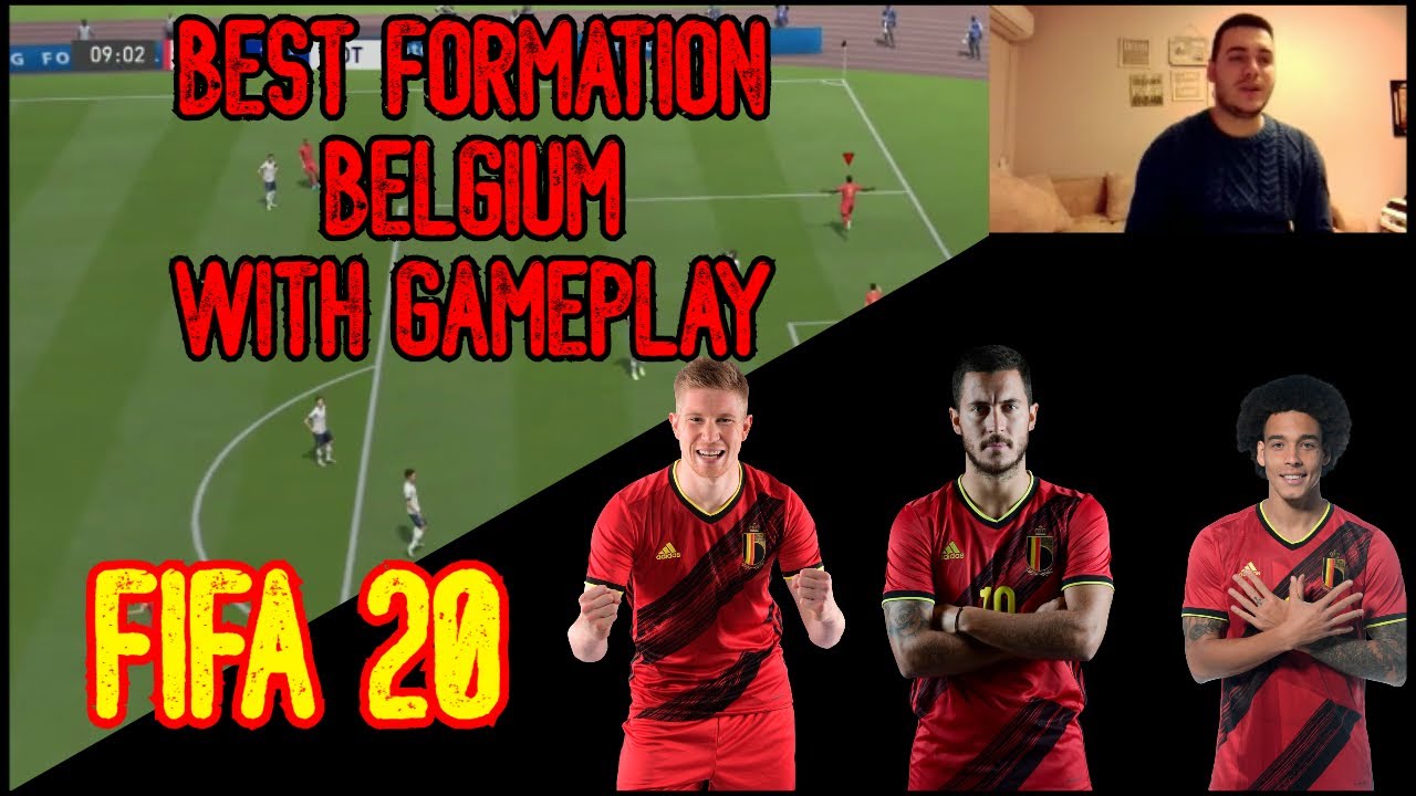 BELGIUM - BEST FORMATION, CUSTOM TACTICS & PLAYER INSTRUCTIONS! FIFA 20