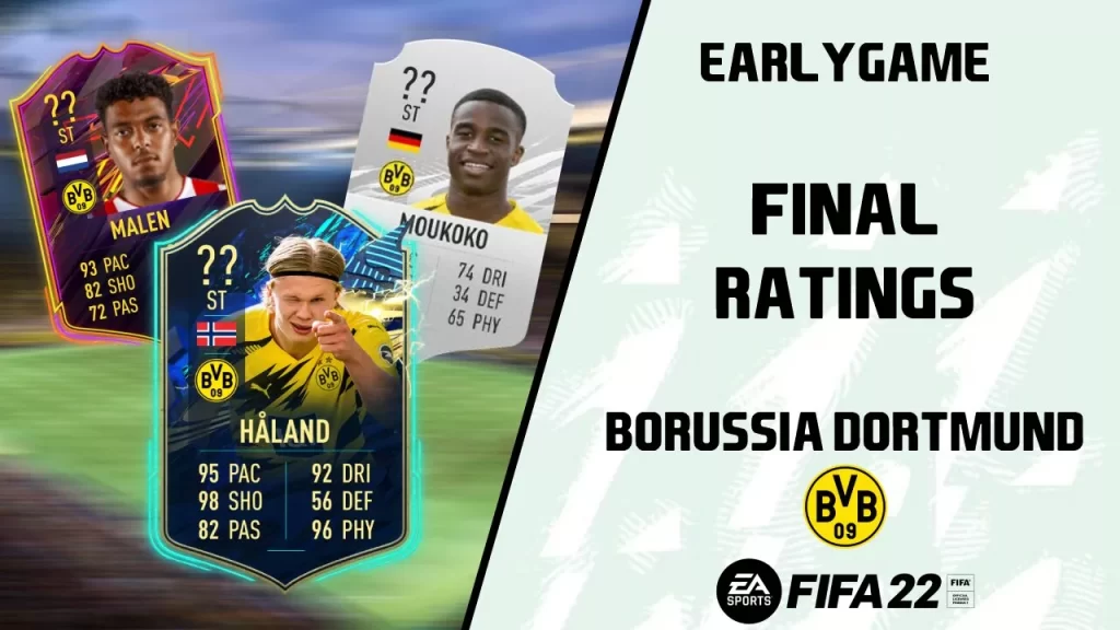 Insane Haaland: The ratings of Borussia Dortmund in FIFA 22