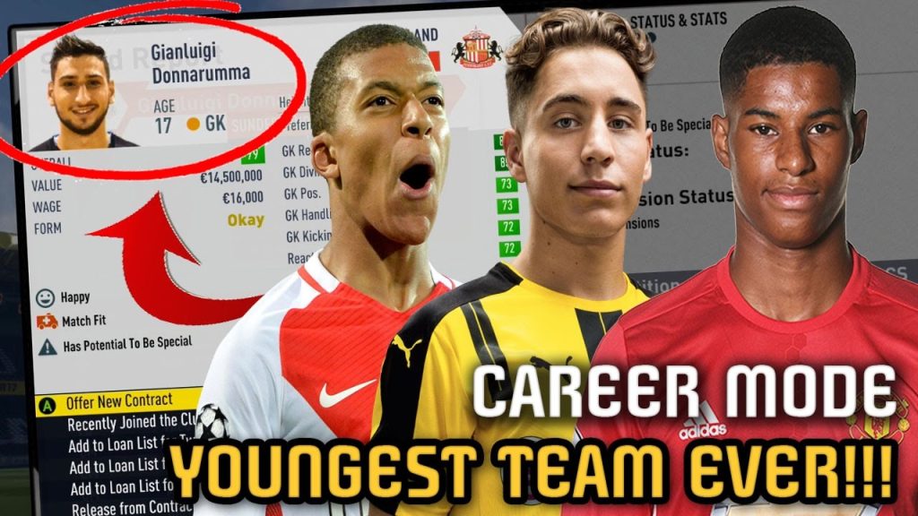 CAN THE YOUNGEST TEAM in Career Mode be able to win a PREMIER LEAGUE??? - FIFA 17