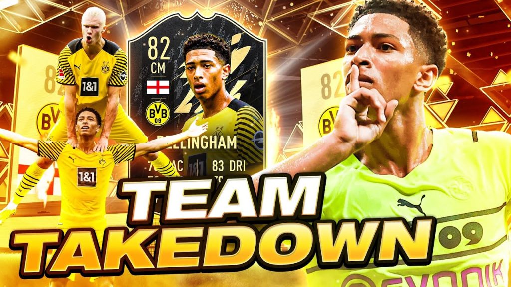 CRAZY 82 TOTW JUDE BELLINGHAM TEAM TAKEDOWN!!! - #FIFA22