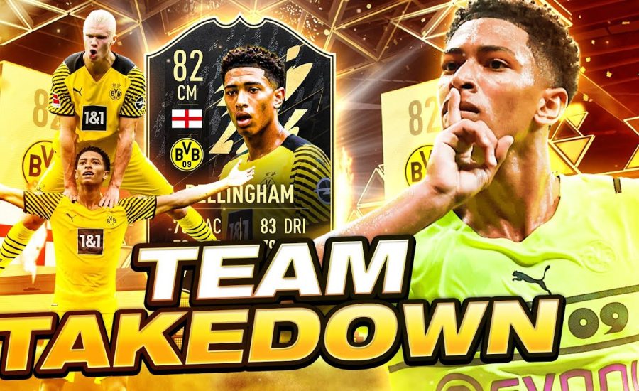 CRAZY 82 TOTW JUDE BELLINGHAM TEAM TAKEDOWN!!! - #FIFA22