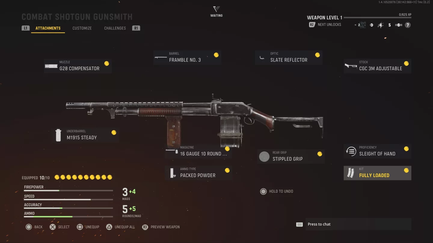 CoD Vanguard Setup Guides - Combat Shotgun