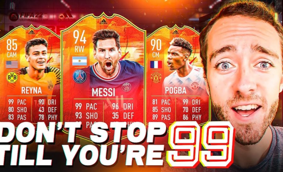 DON'T STOP 'TILL YOU'RE 99! NEW ADIDAS NUMBERSUP PROMO FRIDAY! FIFA 22 Ultimate Team