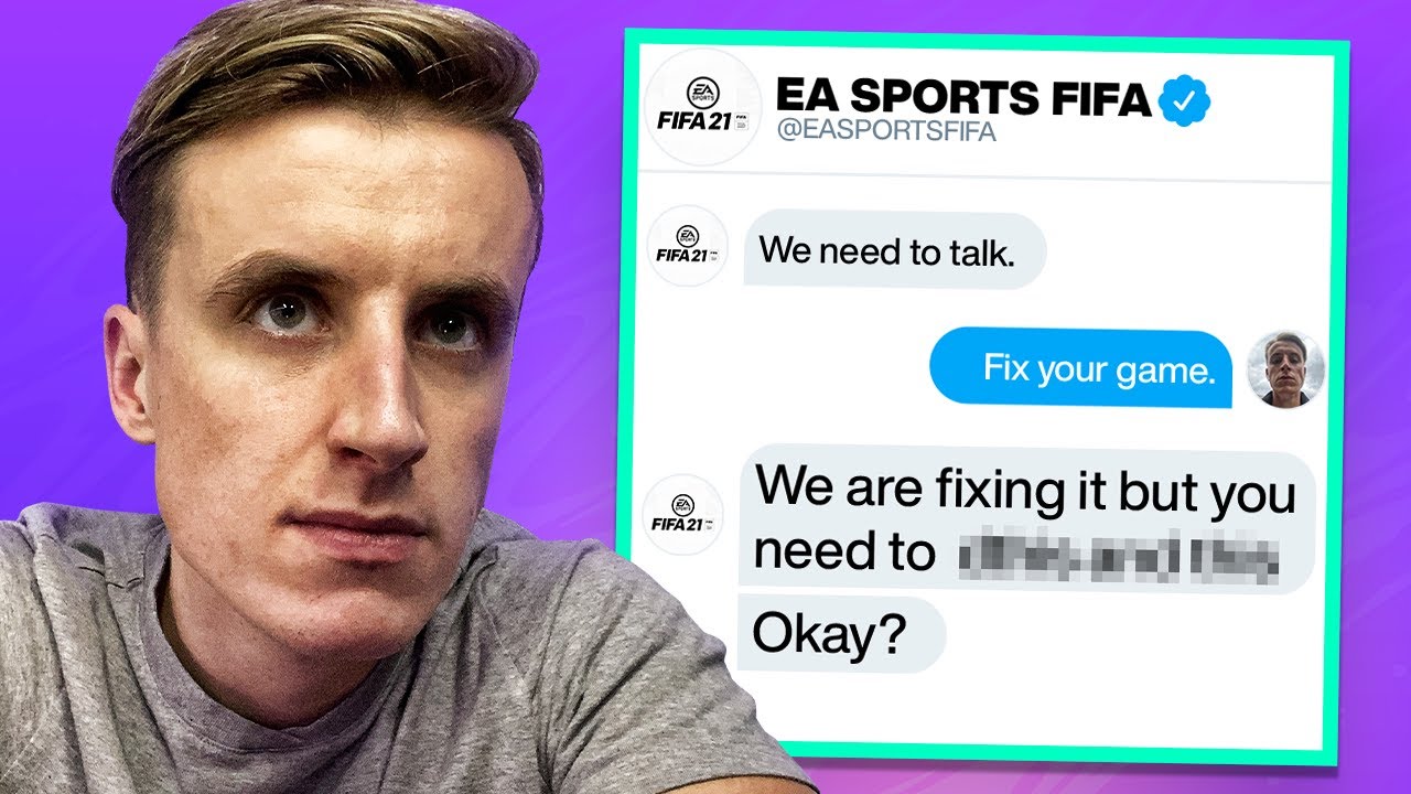 EA SPORTS MESSAGED ME...