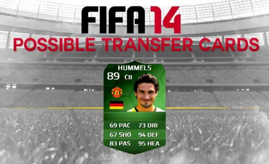 FIFA 14 SUMMER POTENTIAL TRANSFER CARDS