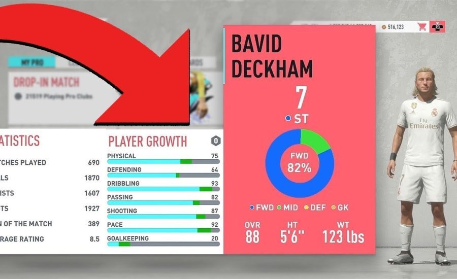 FIFA 20 Pro Clubs... BEST Striker Build (Traits / Tips)