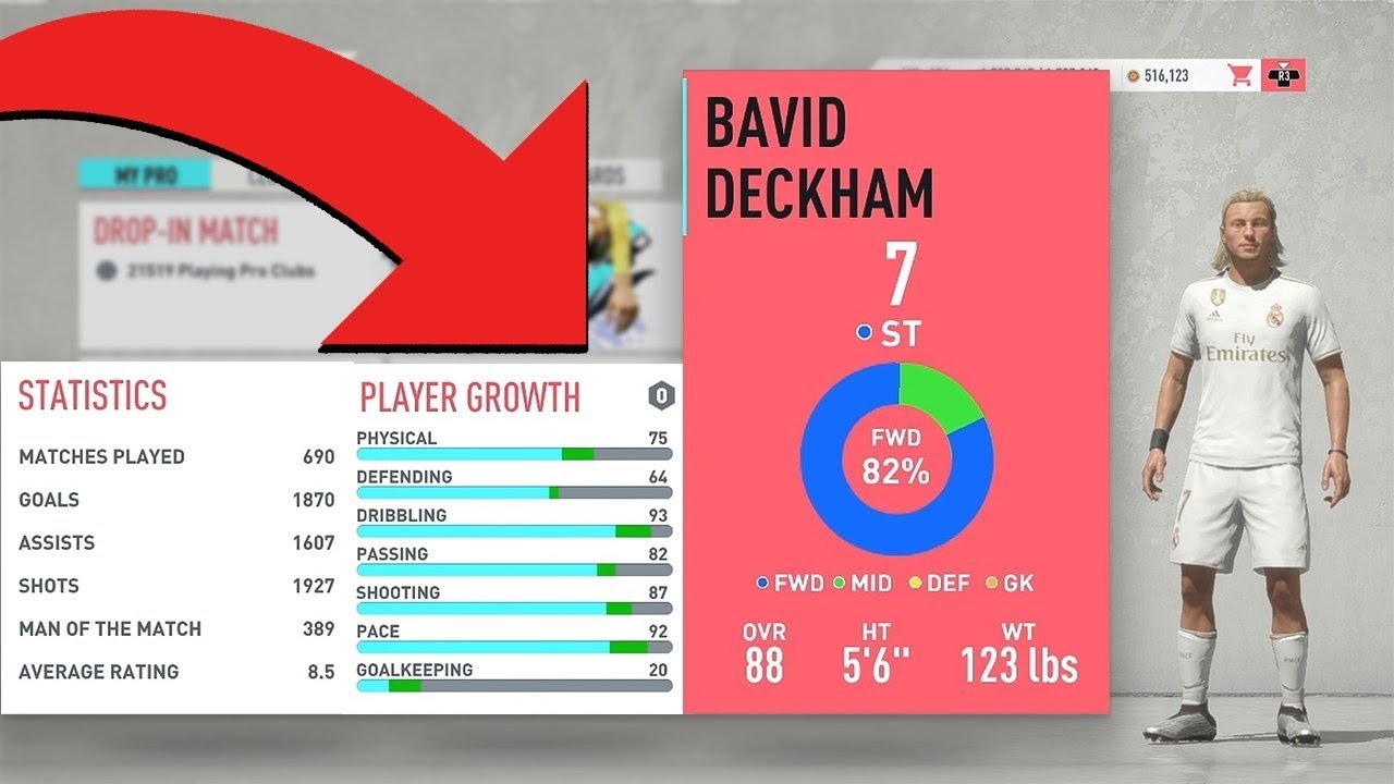 FIFA 20 Pro Clubs... BEST Striker Build (Traits / Tips)