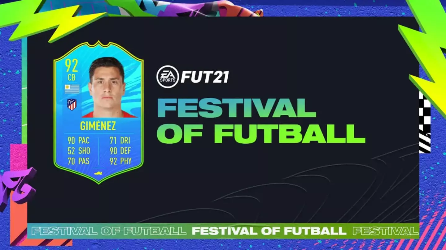 FIFA 21: Festival of FUTball SBC Jose Gimenez