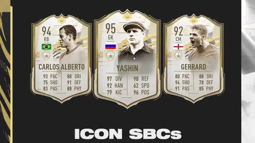 FIFA 21: New icon SBC with Prime Moment Yashin, Carlos Alberto and Gerrard