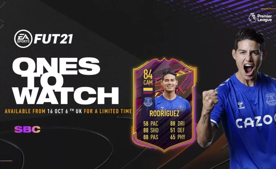 FIFA 21 OTW James Rodriguez SBC Solution