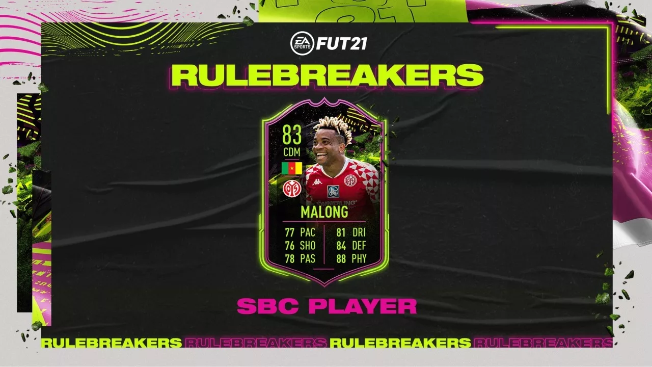 FIFA 21 Rulebreakers customer Malong SBC solution