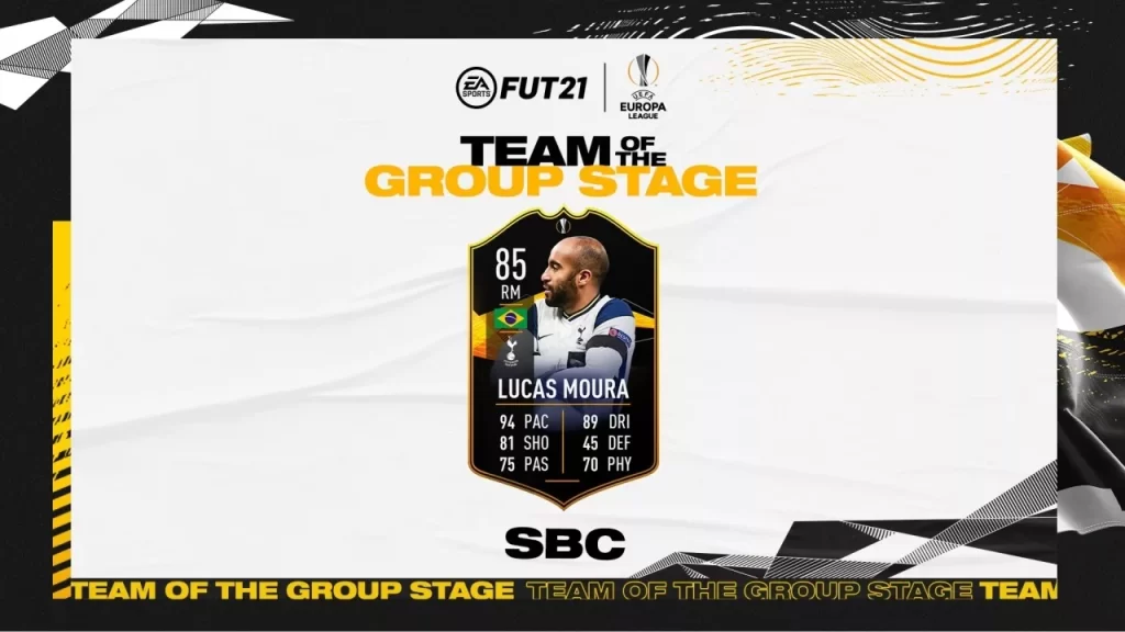 FIFA 21 TOTGS Lucas Moura SBC solution