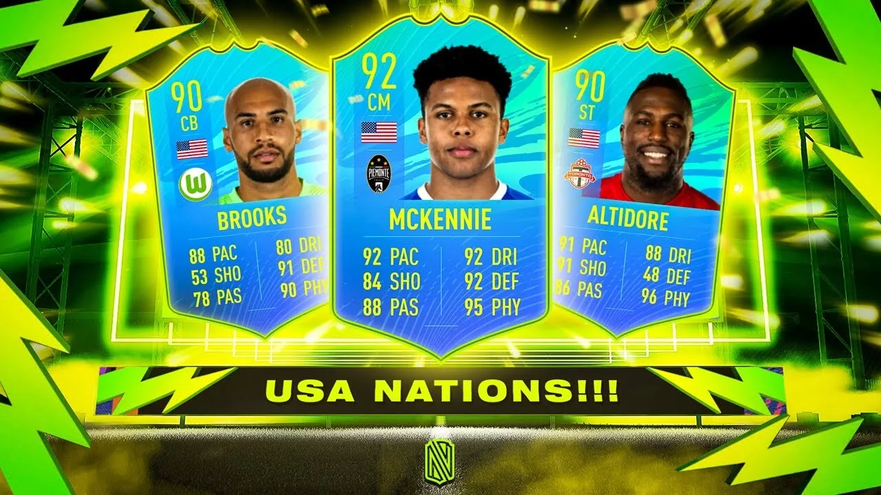 FIFA 21 USA Nation Player SBC - Cheapest solution