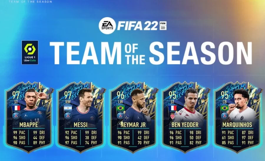 FIFA 22 Ligue 1 TOTS is live - With Mbappe, Messi and Neymar