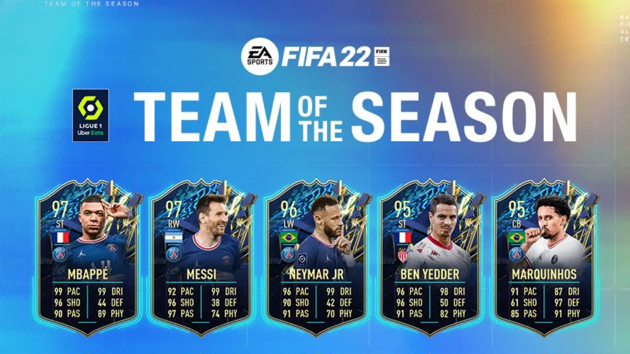 FIFA 22 Ligue 1 TOTS is live - With Mbappe, Messi and Neymar