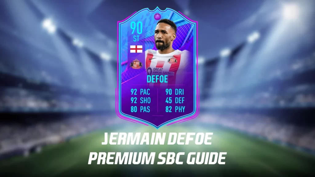 FIFA 22: Premium SBC Version Jermain Defoe - Cheapest Solution