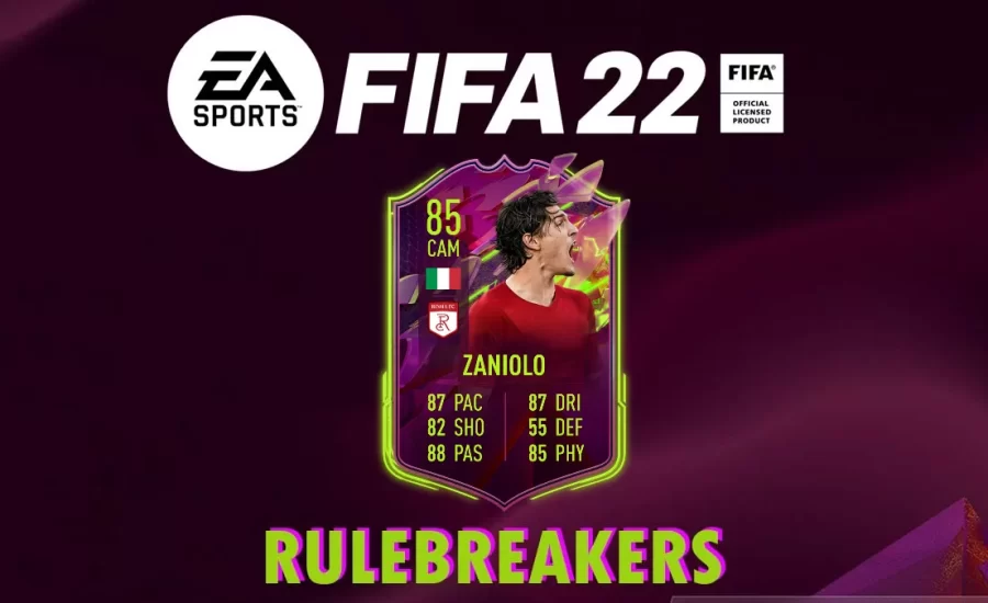 FIFA 22 Rulebreaker: Nicolo Zaniolo as SBC