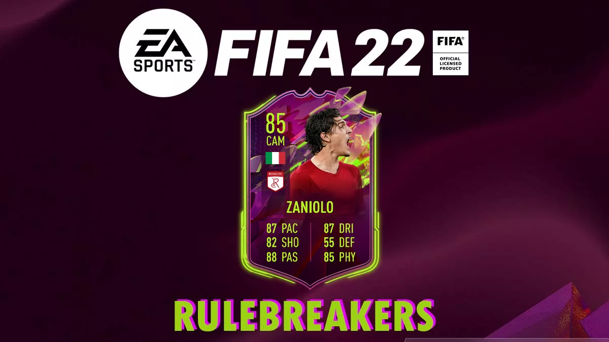 FIFA 22 Rulebreaker: Nicolo Zaniolo as SBC