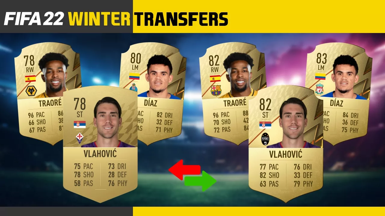 The most important winter transfers for FIFA 22