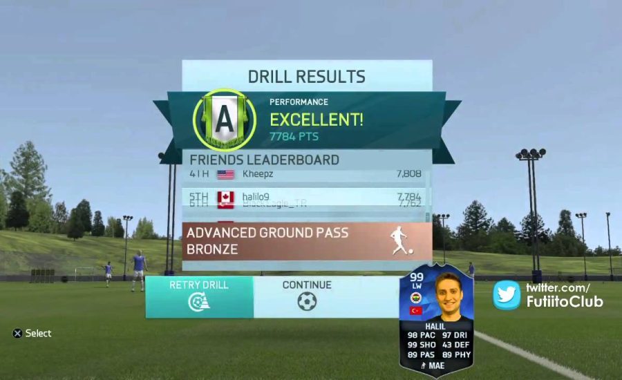 FIFA16 GROUND PASS ANTRENMAN TUTORIALI1