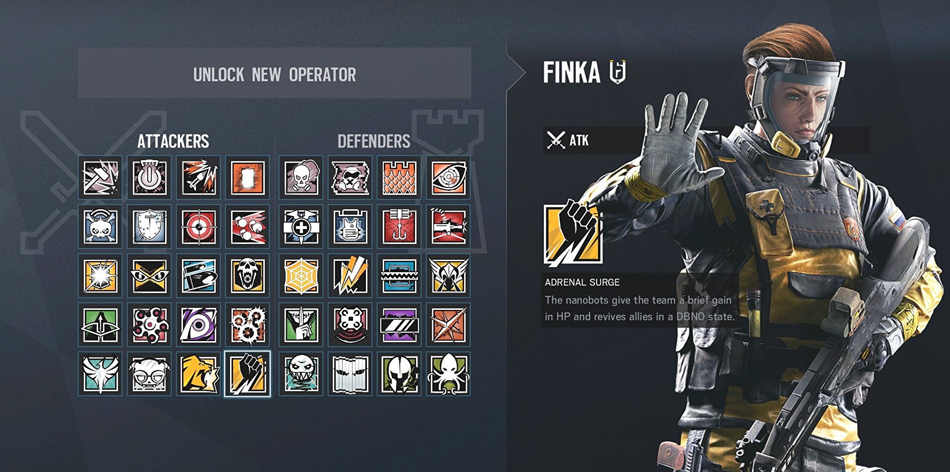 Rainbow6 Operator-FINKA