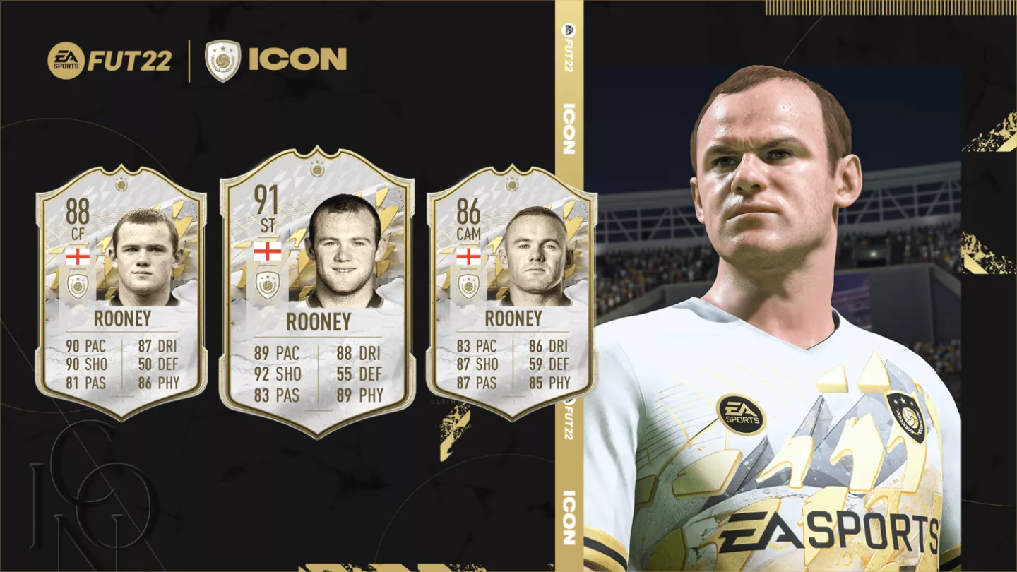 With Wayne Rooney - These are the new FUT 22 icons!