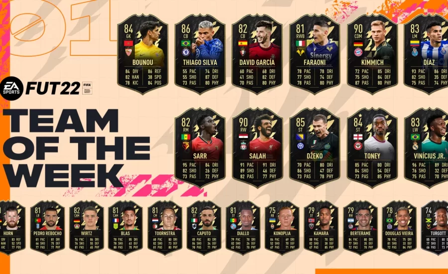 FIFA 22: TOTW 1 with Salah and Kimmich