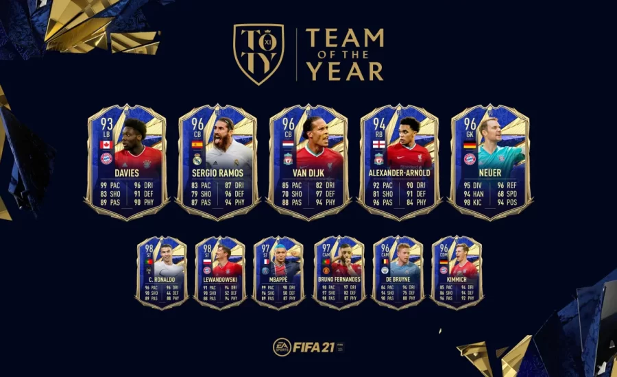 FIFA 21 TOTY: Defenders & goalkeepers published, vote for 12th player started