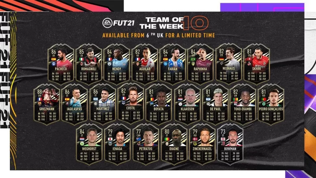 FIFA 21: TOTW 10 with Griezmann and Weghorst