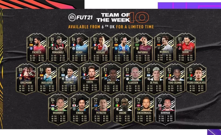 FIFA 21: TOTW 10 with Griezmann and Weghorst