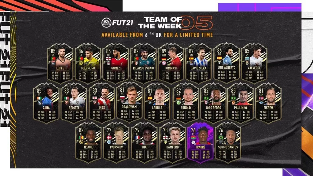 FIFA 21 TOTW 5 is here - and once again disappointing