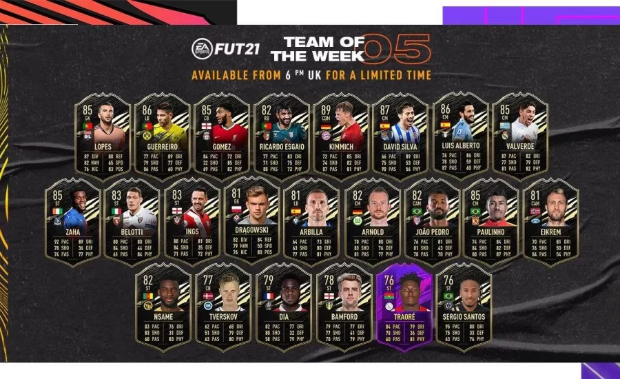 FIFA 21 TOTW 5 is here - and once again disappointing