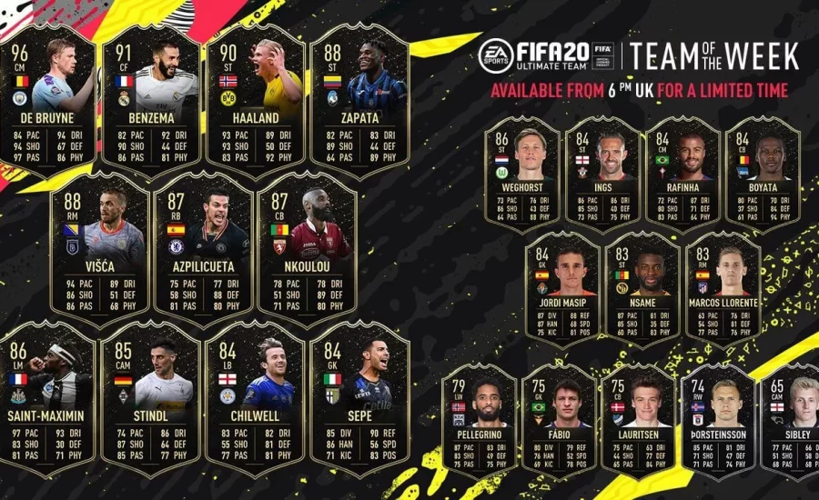 FIFA 20 TOTW 27: The Team of the Week is back