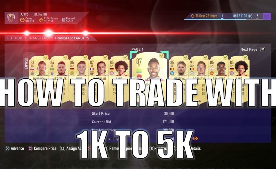 HOW TO TRADE WITH 1K - 5K ON FIFA 21!! DOUBLE YOUR COINS | INSANE SNIPING METHOD!!