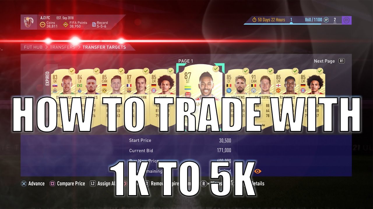 HOW TO TRADE WITH 1K - 5K ON FIFA 21!! DOUBLE YOUR COINS | INSANE SNIPING METHOD!!