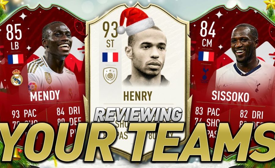 I RATE YOUR TEAMS! CHRISTMAS SPECIAL! #FIFA20 ULTIMATE TEAM