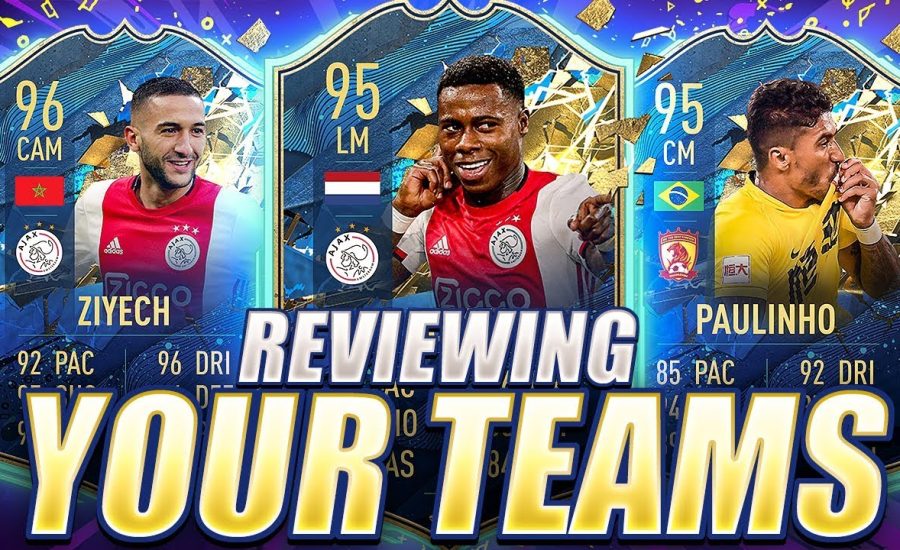 I RATE YOUR TEAMS! EREDIVISIE & CSL TOTS! #FIFA20 ULTIMATE TEAM